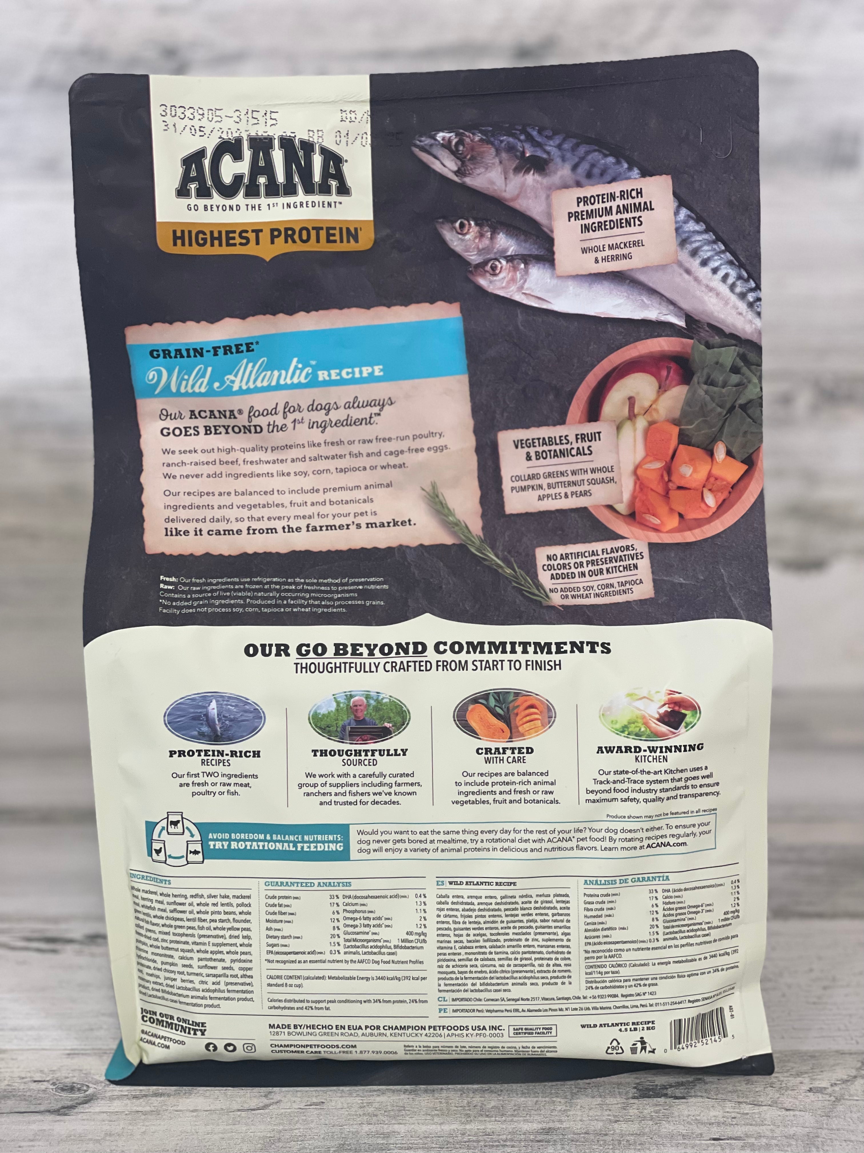 Acana Wild Atlantic Grain Free Dry Dog Food
