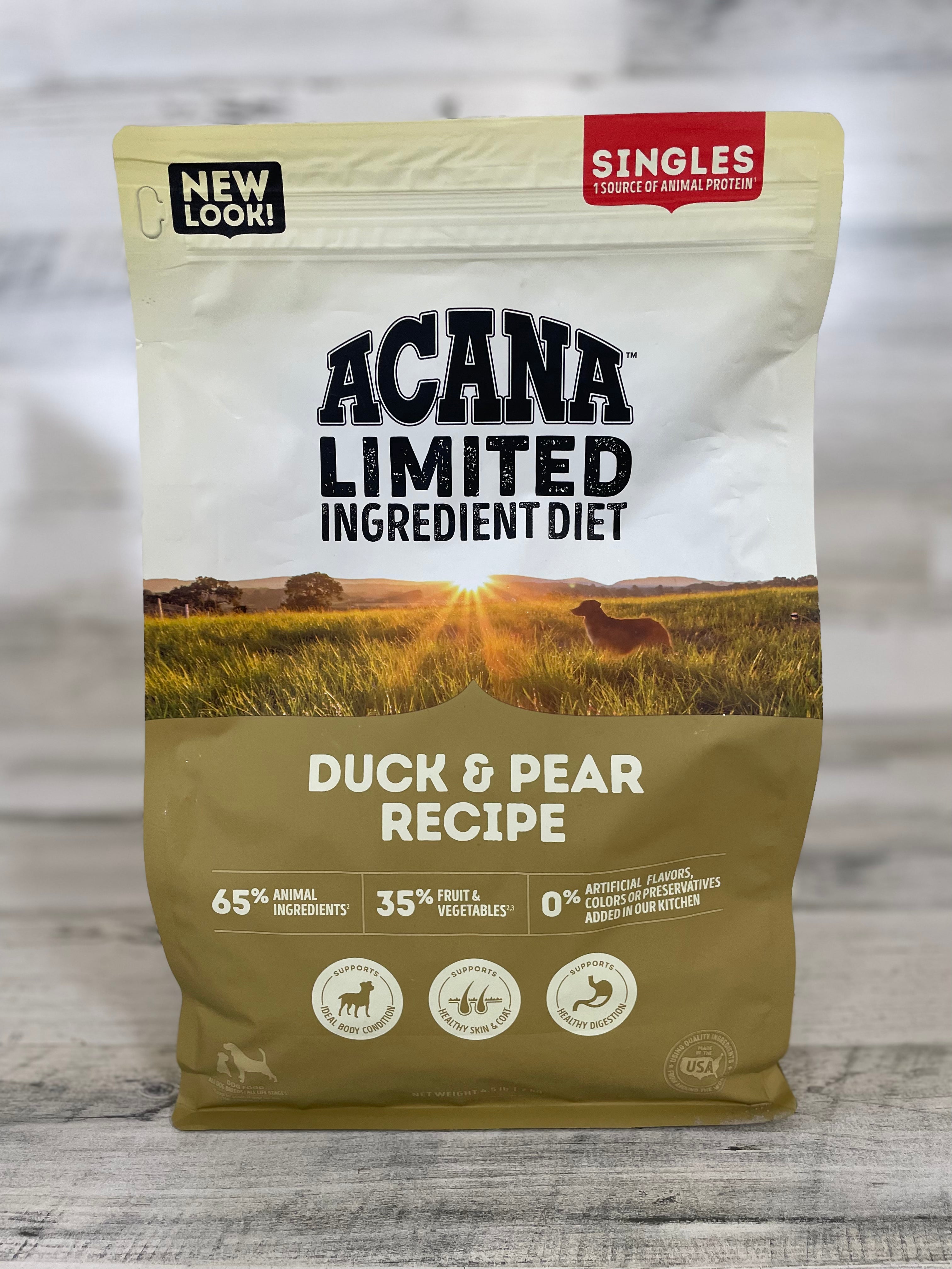 Acana Duck & Pear Singles Grain Free Dry Dog Food