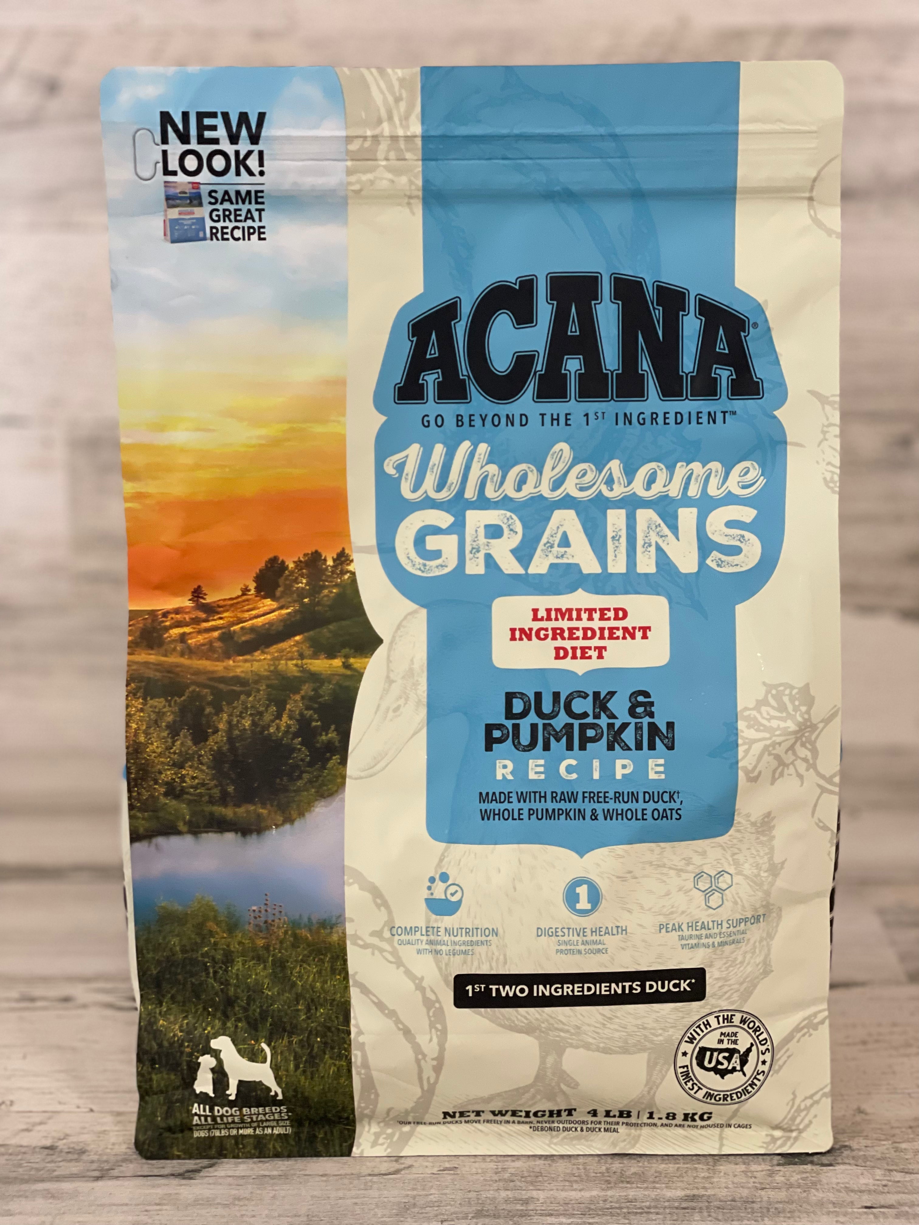 Acana Singles + Wholesome Grains Duck & Pumpkin Dog Food